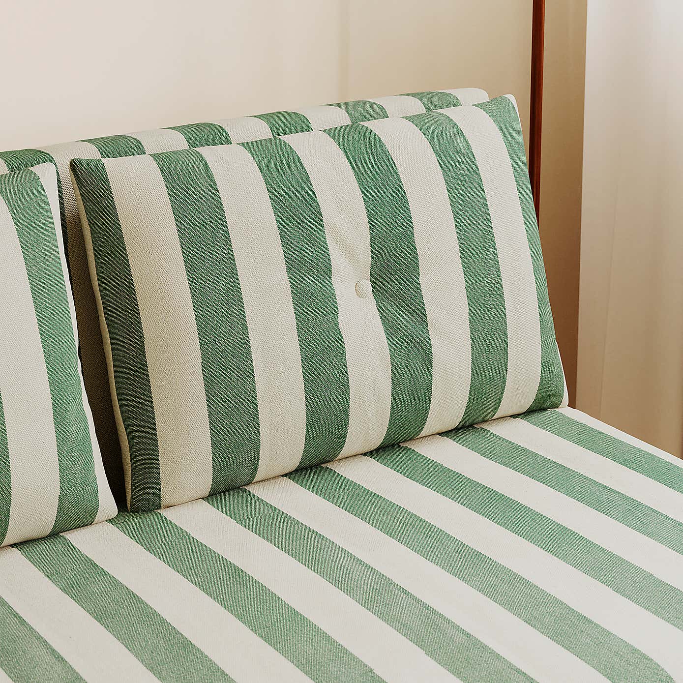 Phoebe Woven Stripe Small Double Sofa Bed