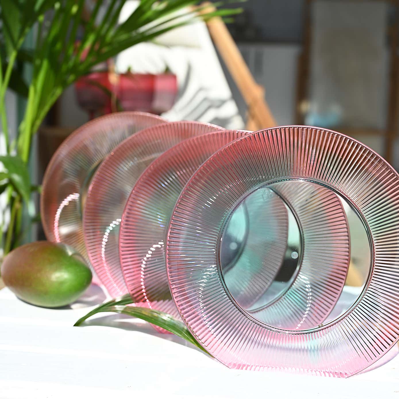 Navigate Coconut Grove Set of 4 Ombre Plates