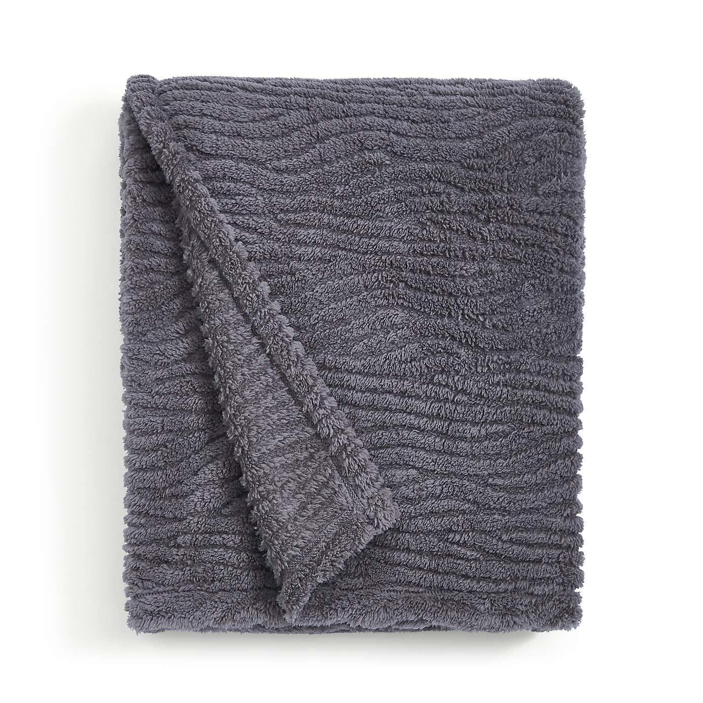 Henwood Textured Fleece Throw 130x170cm