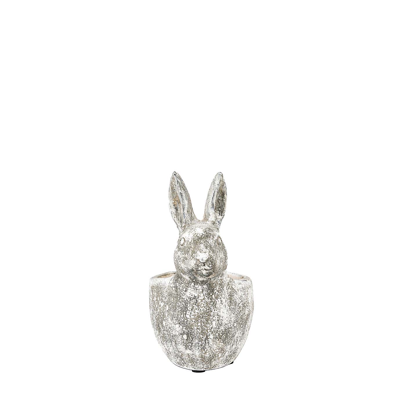Bonington Bunny Cement Plant Pot