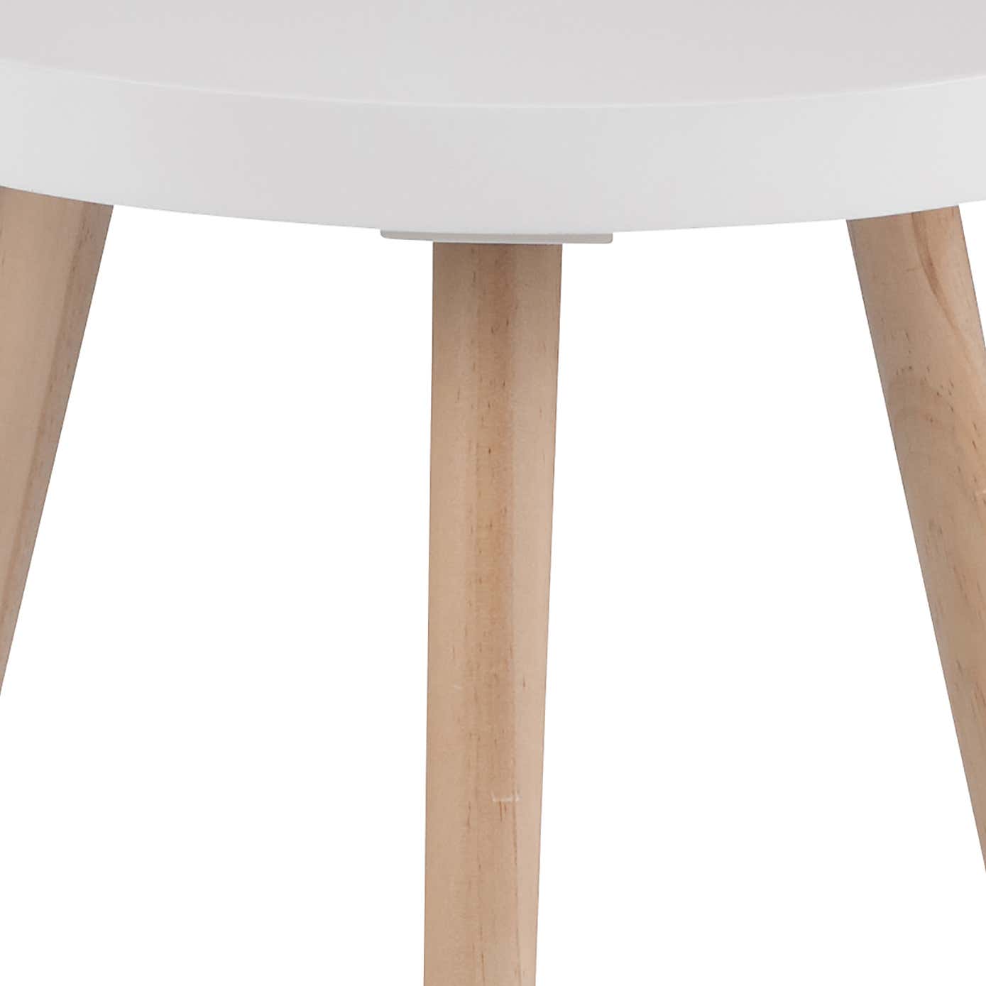 Pacific Halston Natural Pine Wood Small Side Table