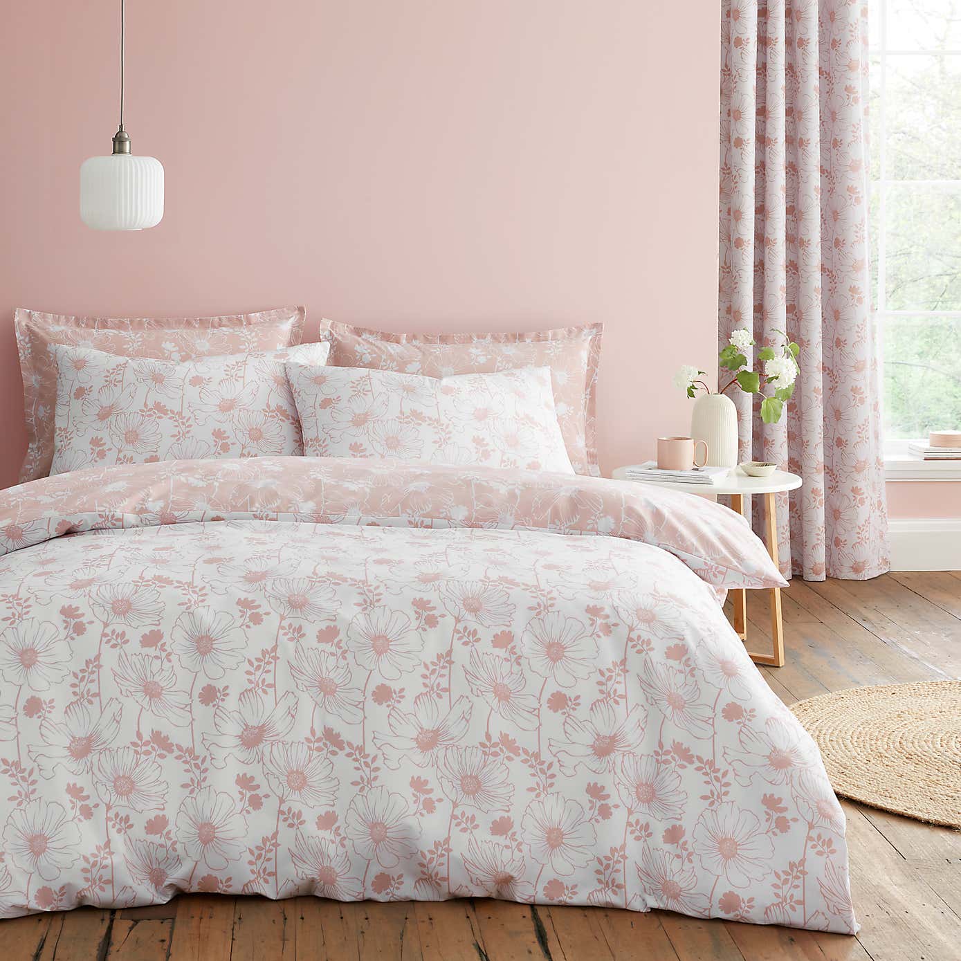 Emma Floral Duvet Cover & Pillowcase Set
