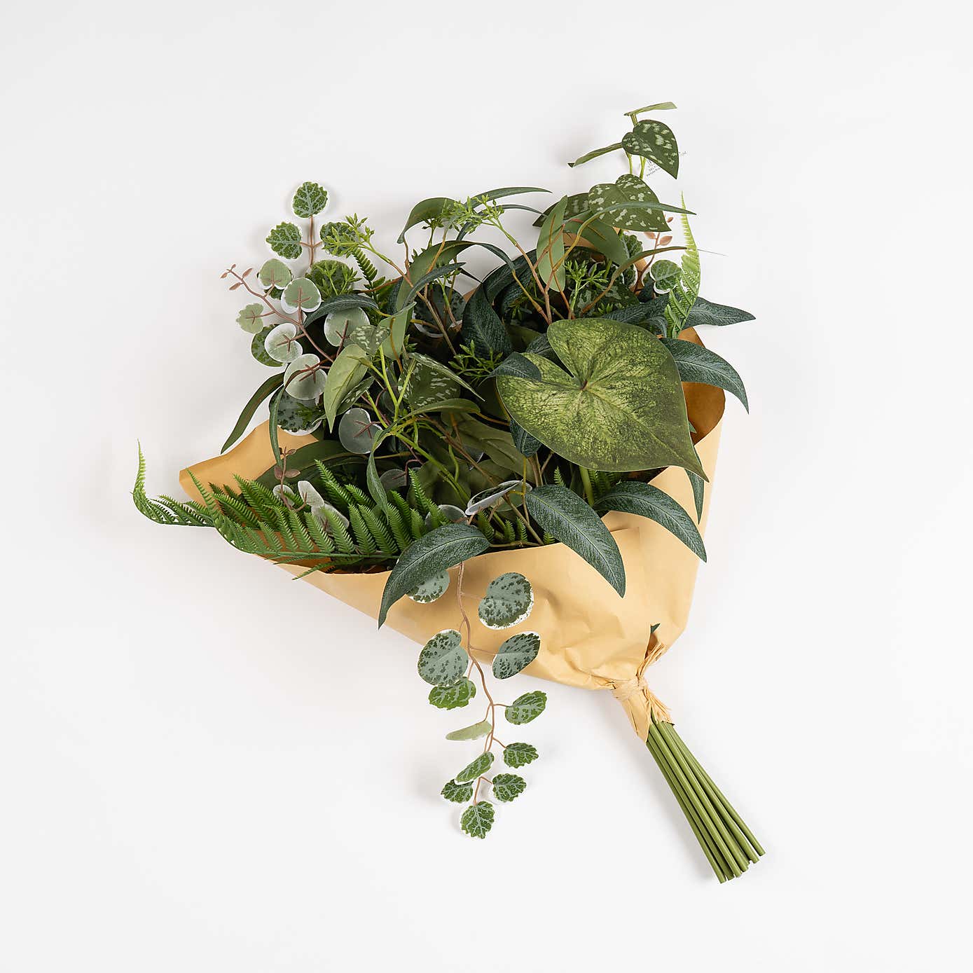 Artificial Trailing Mixed Foliage Bouquet