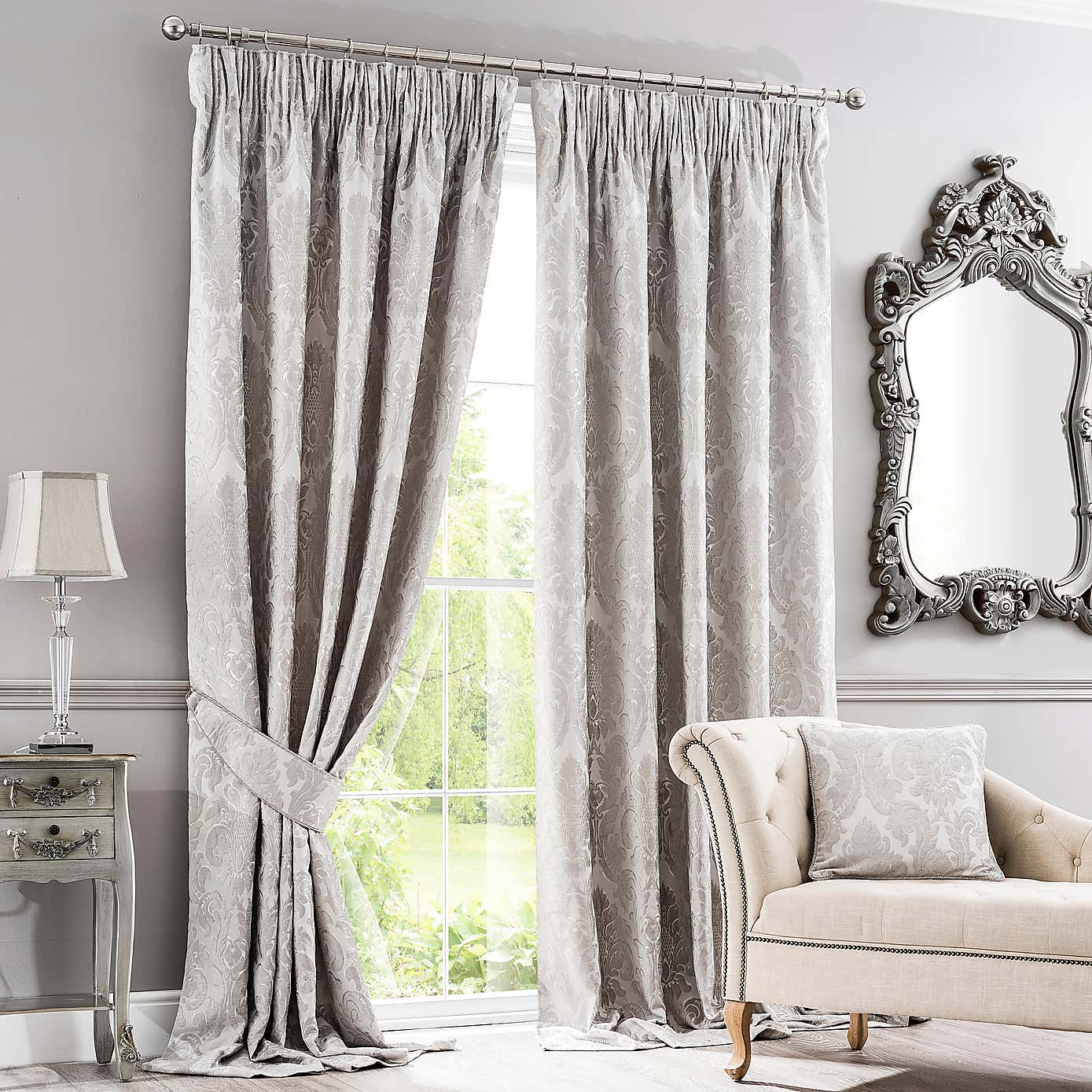 Versailles Pencil Pleat Curtains