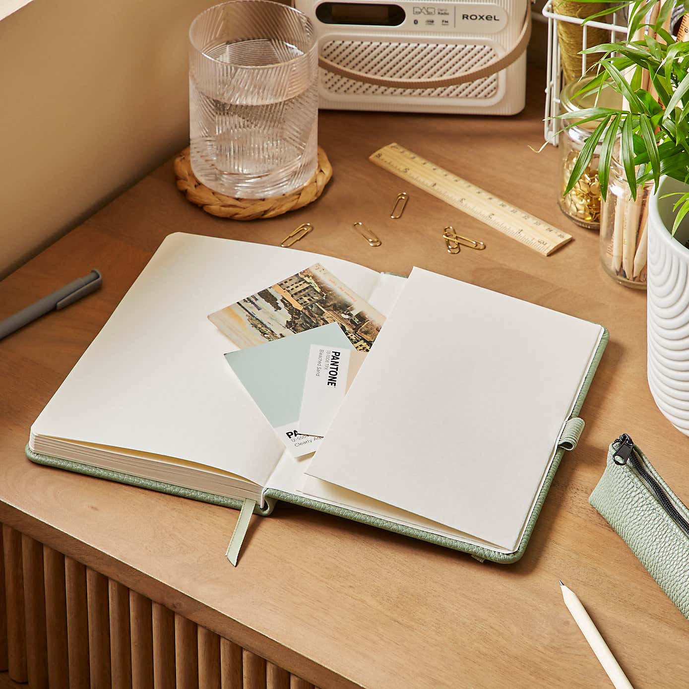 Waters and Noble Premium Faux Leather Notebook