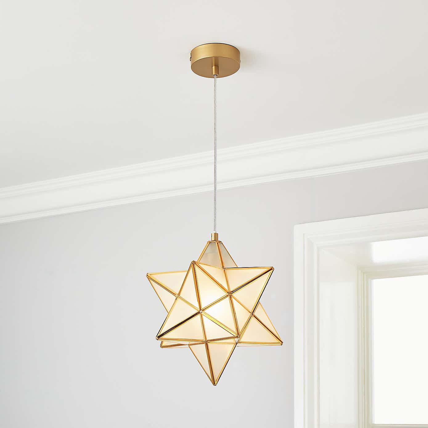 Virgo Star 26cm Ceiling Fitting