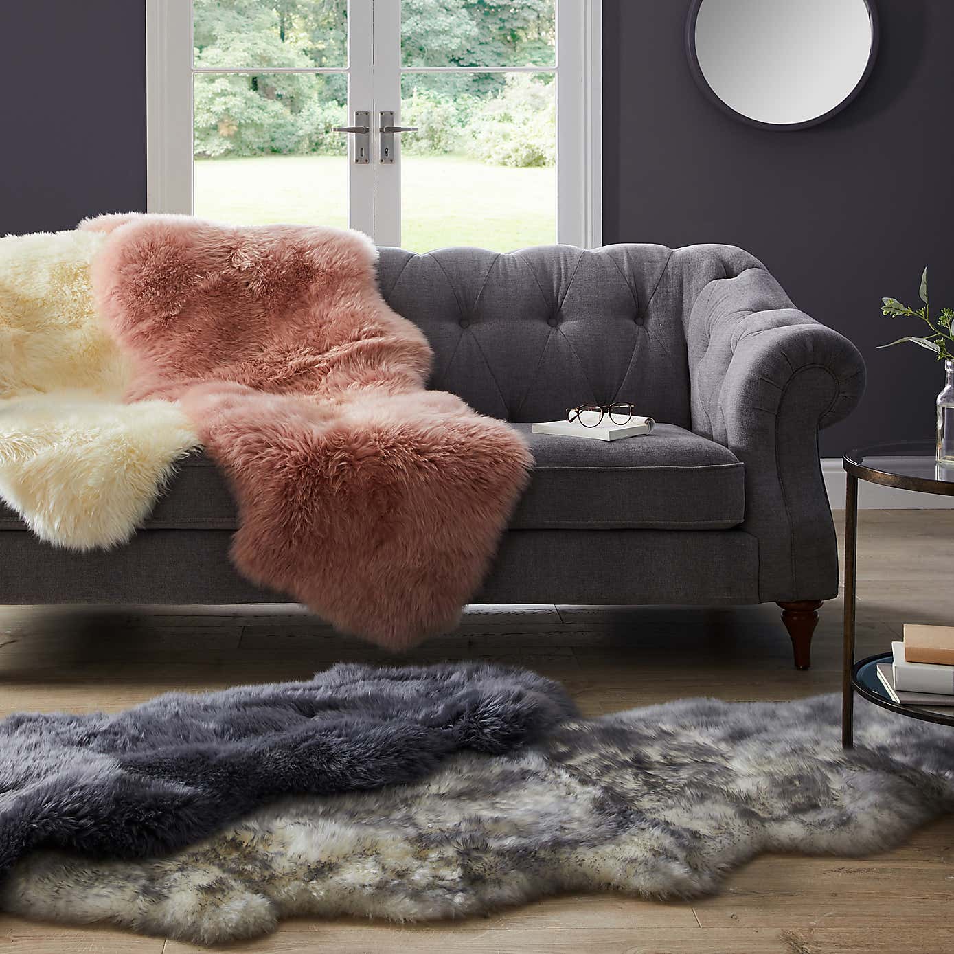 Double Pelt Sheepskin Rug