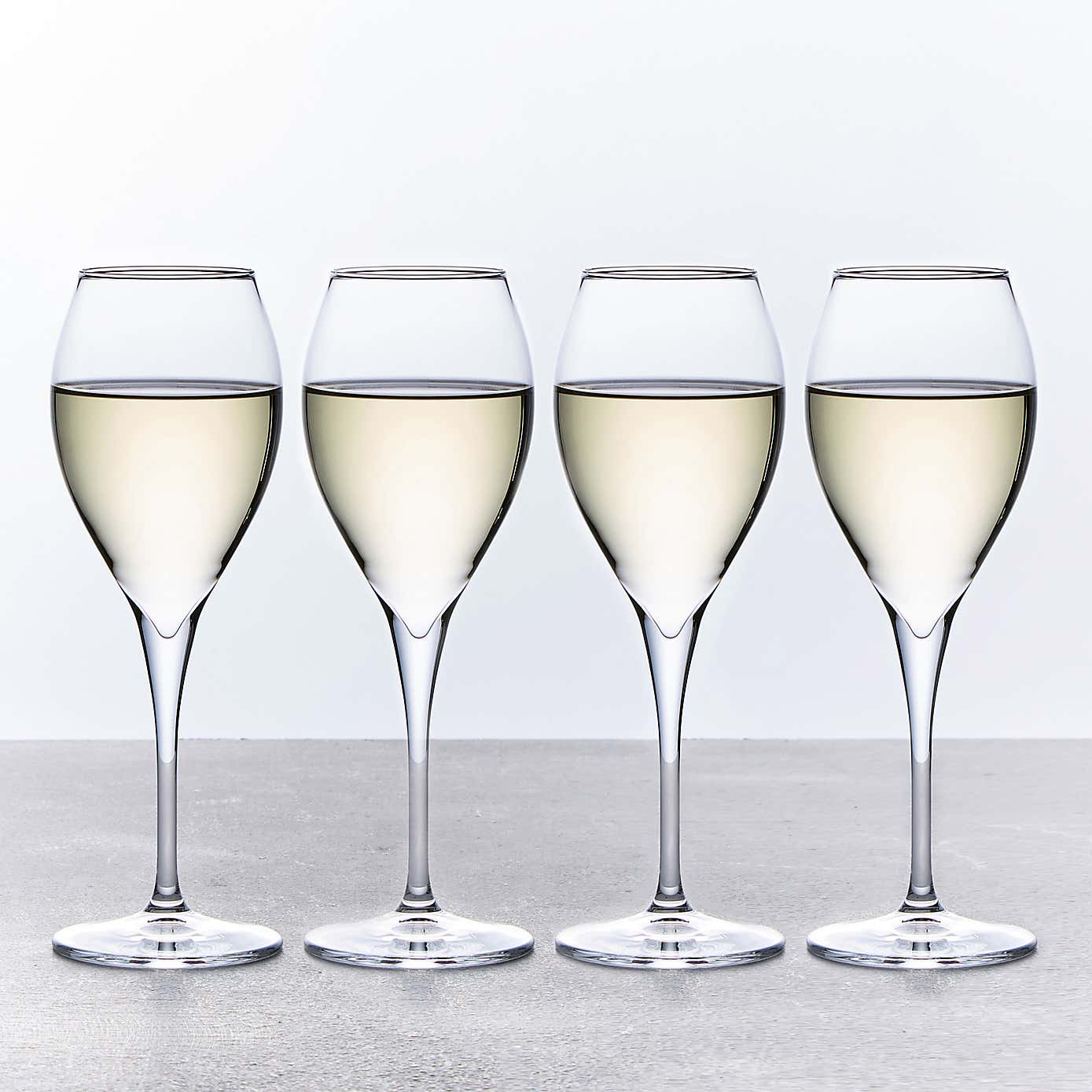 Set of 4 325ml White Wine Glasses