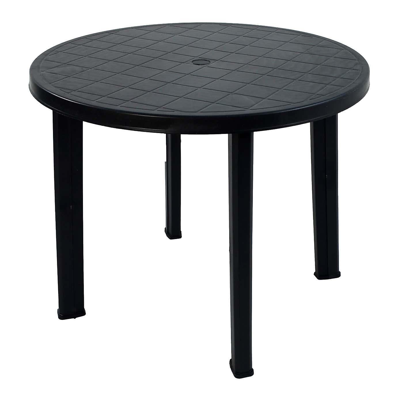 Trabella Athena Round Patio Table with 4 Bonnie Chairs