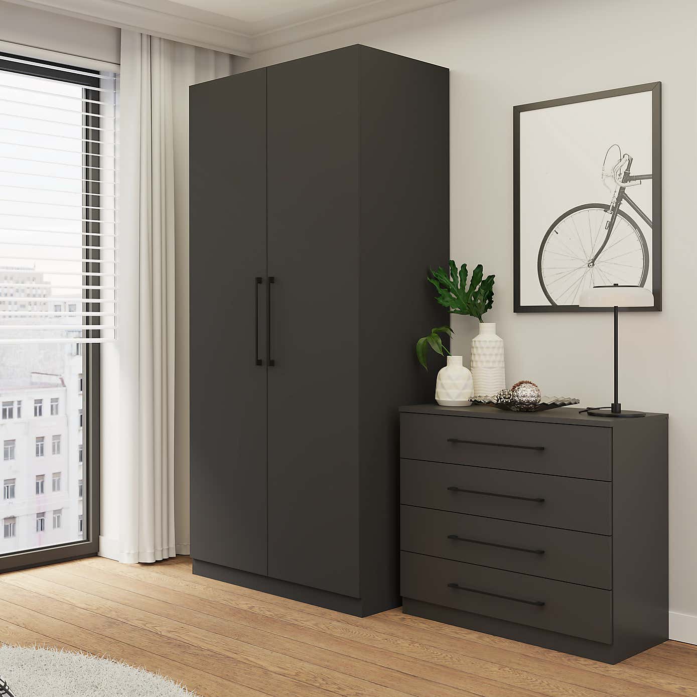 Foster Double Wardrobe