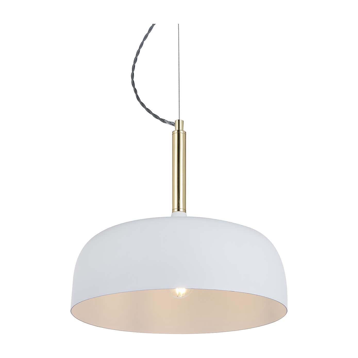 Anke Domed Metal Pendant