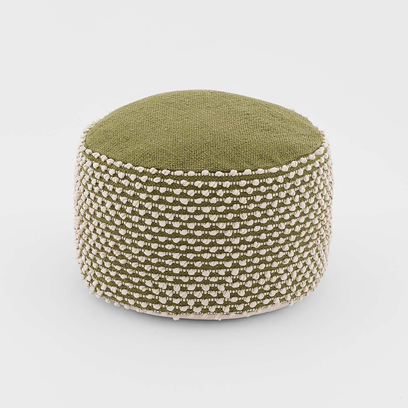 Jersey Bobble Round Pouffe