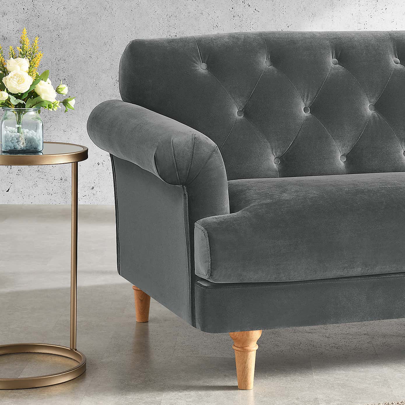 Jazz Velvet 3 Seater Sofa