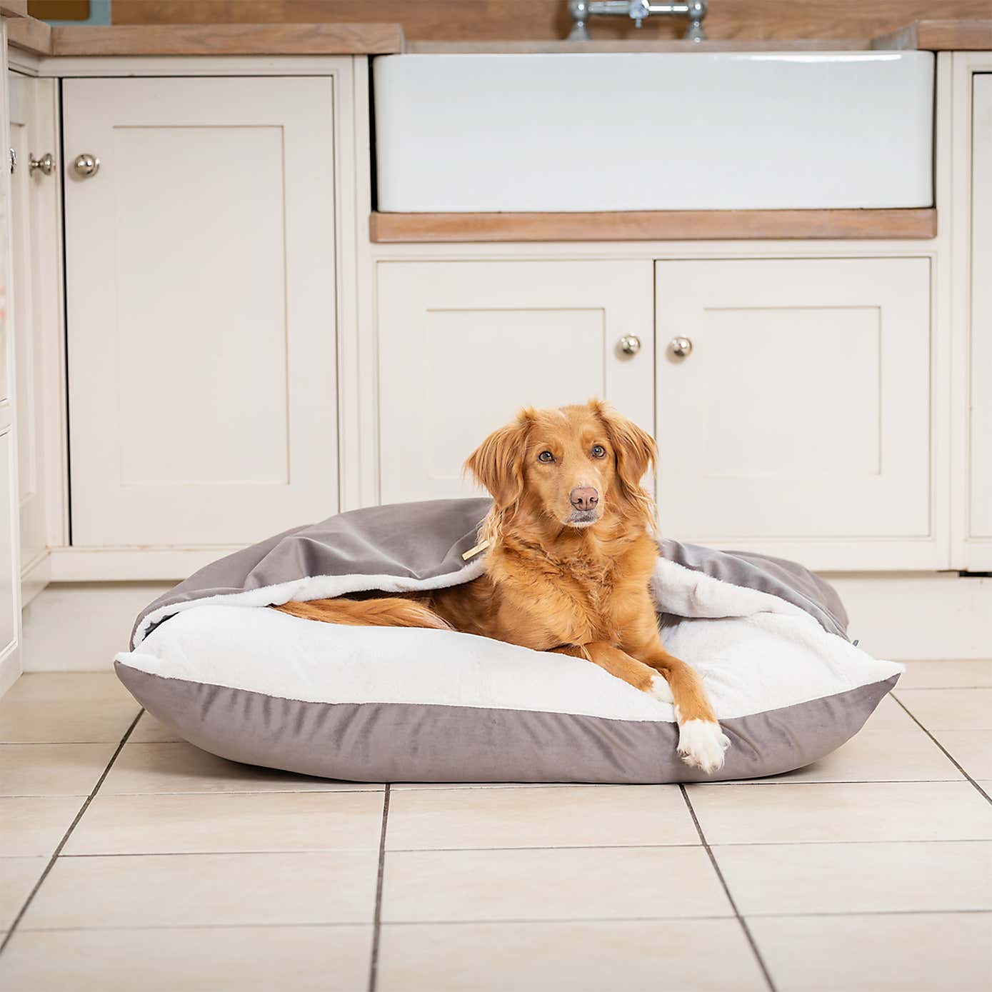 Lords and Labradors Burrow Dog Bed