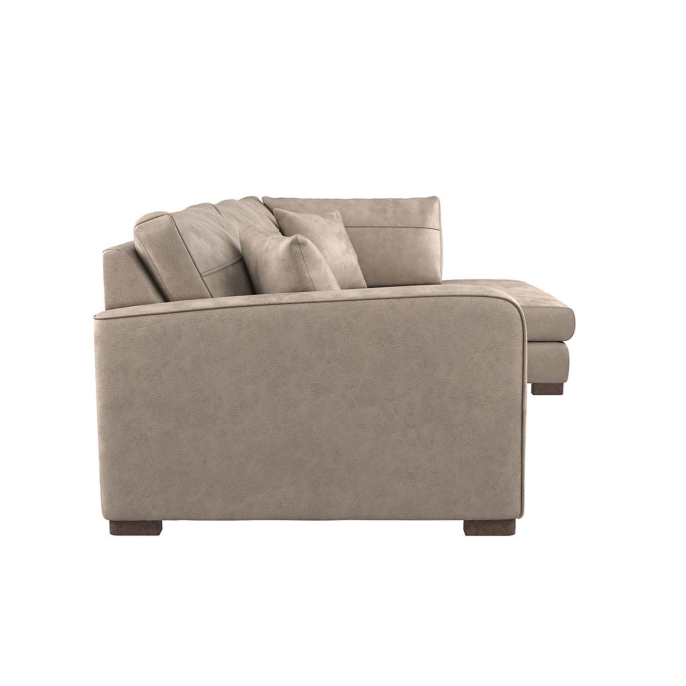 Carson Faux Leather Right Hand Corner Sofa