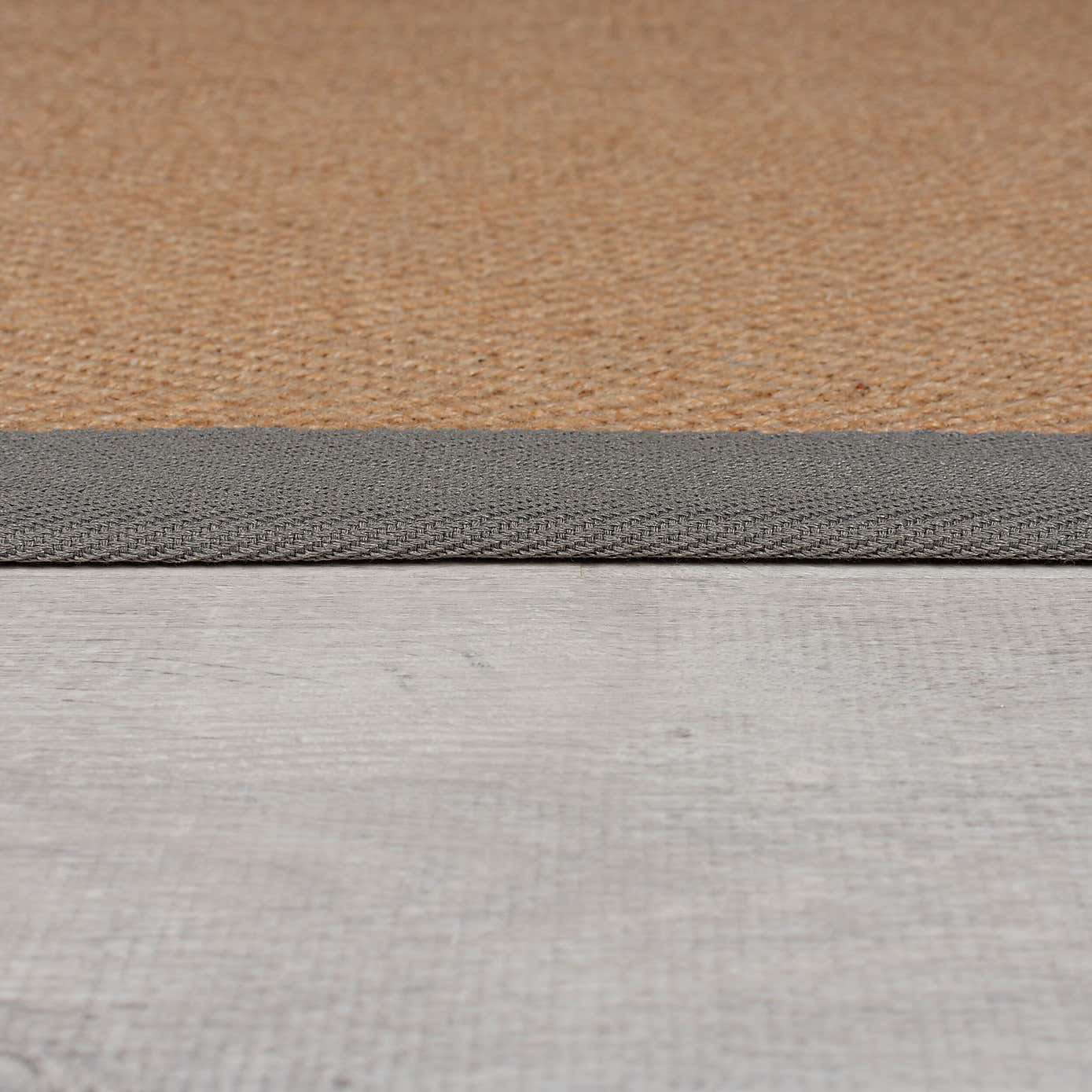 Herringbone Border Square Rug