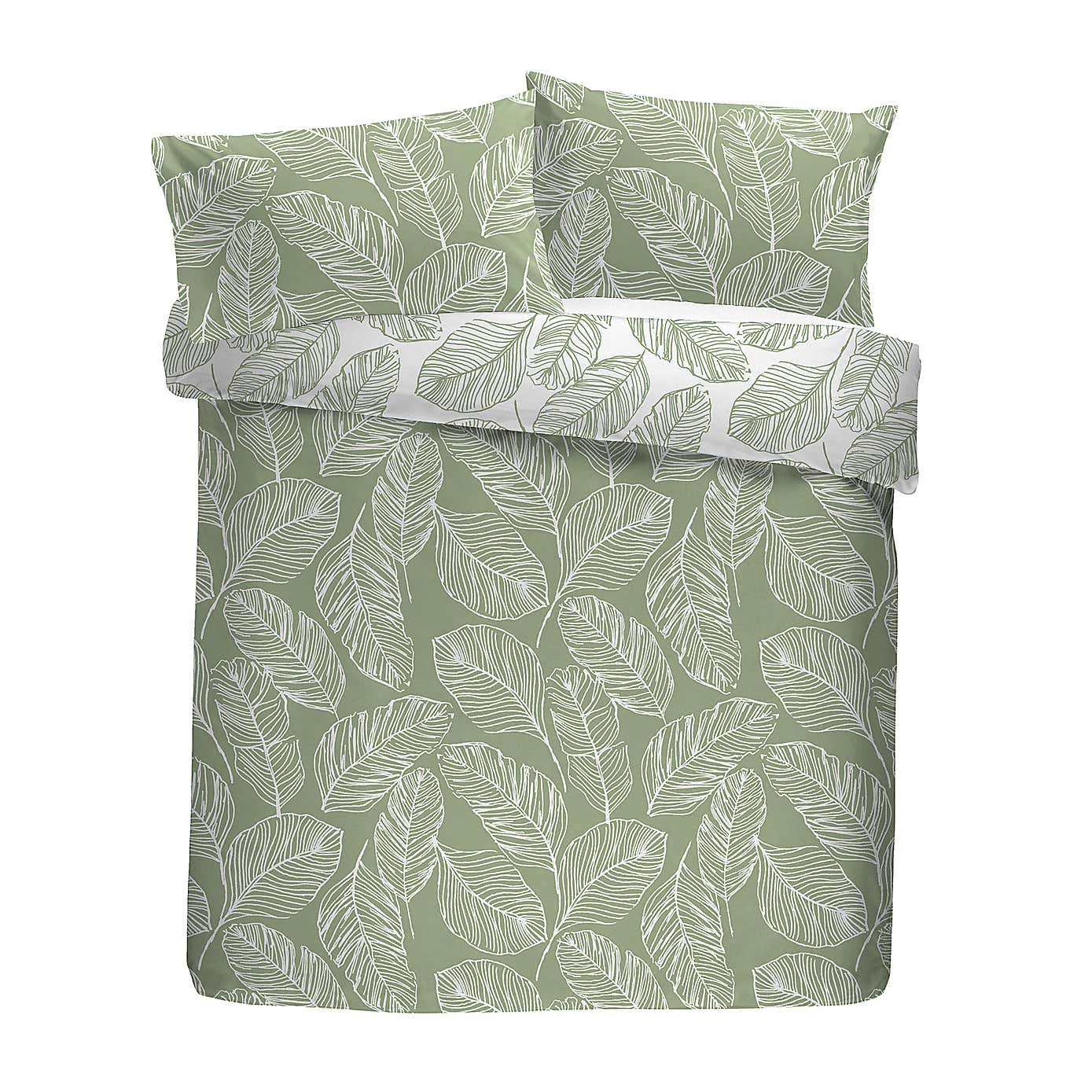 Fusion Matteo Reversible Duvet Cover and Pillowcase Set