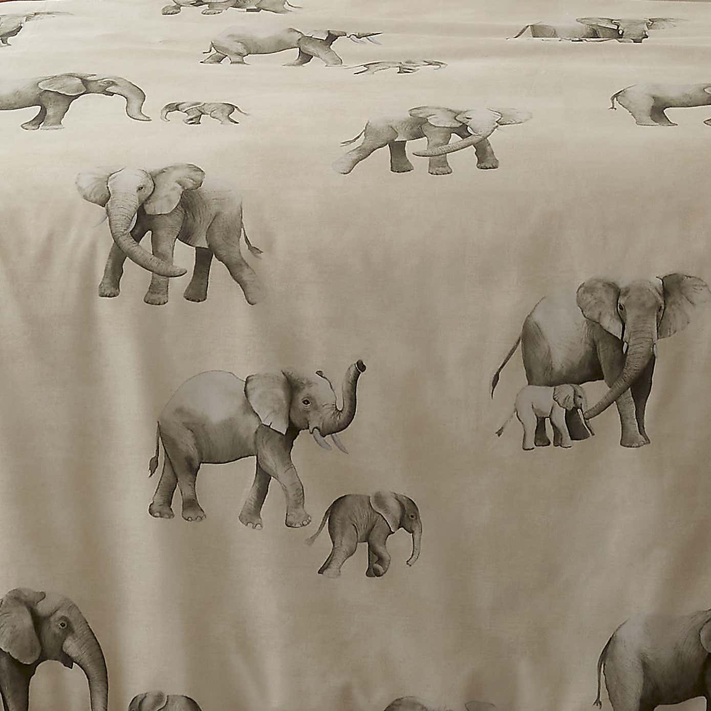 Fusion Ella Elephant Reversible Duvet Cover and Pillowcase Set