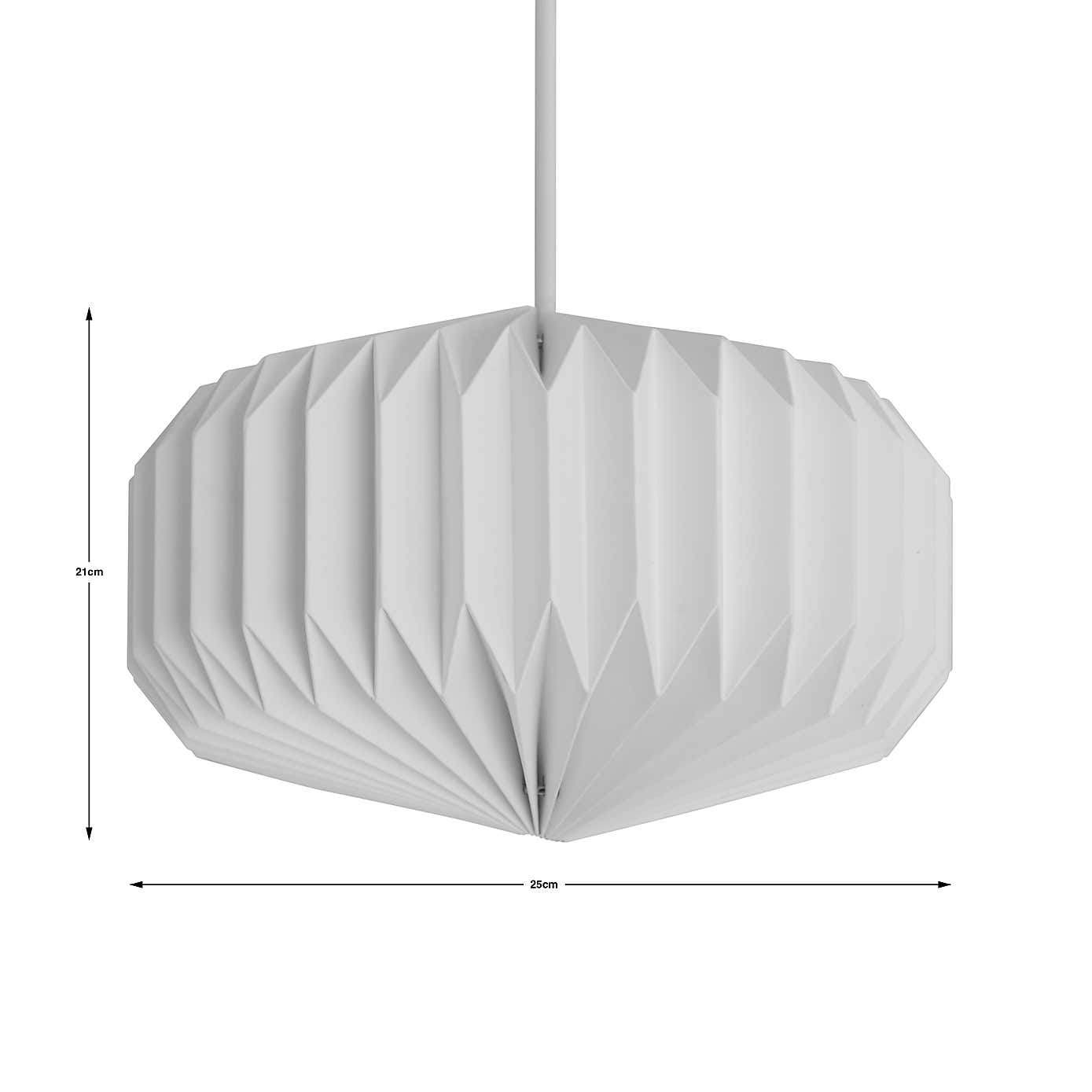 Origami Hexagon Easy Fit Pendant Shade