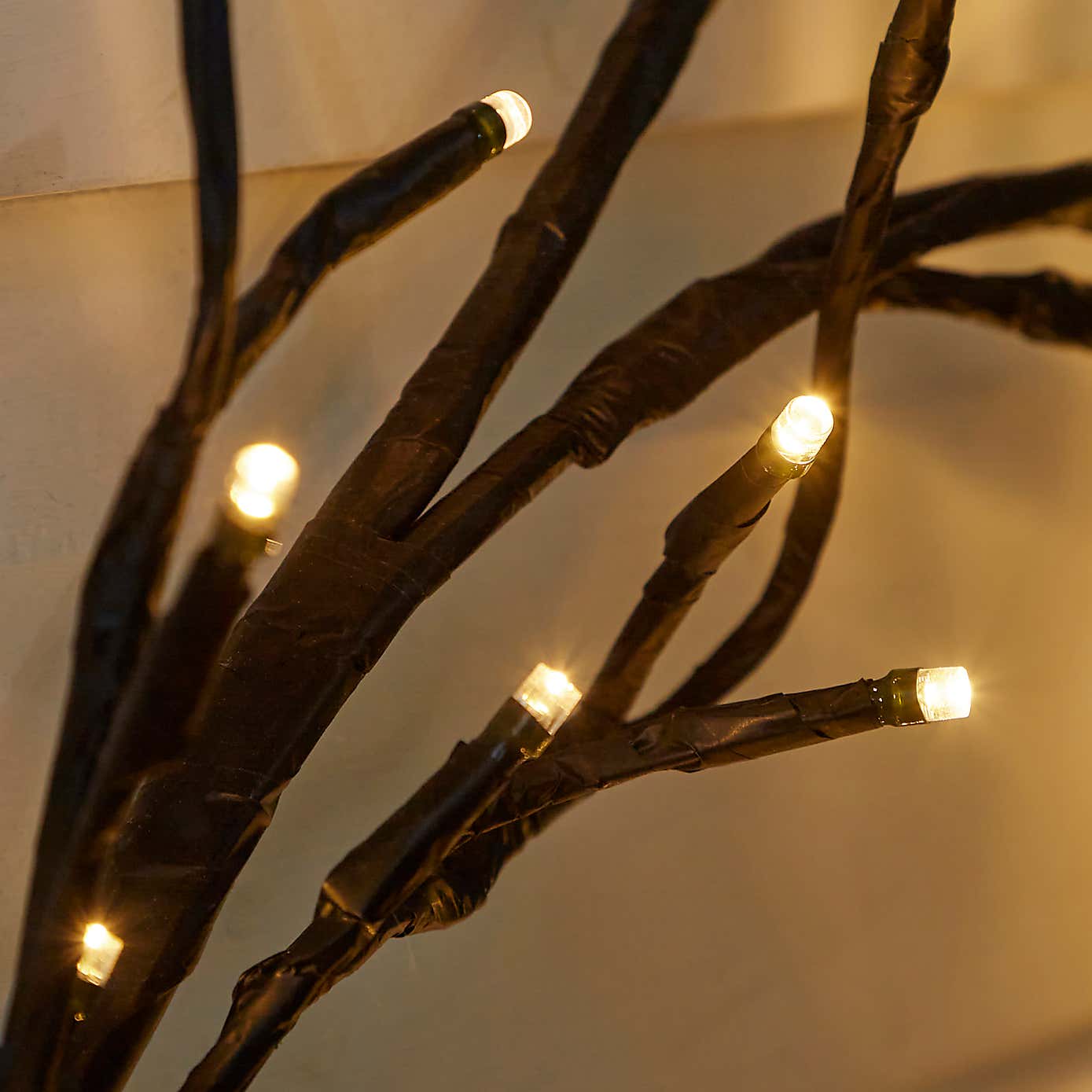 80 LED Warm White Branch Lights