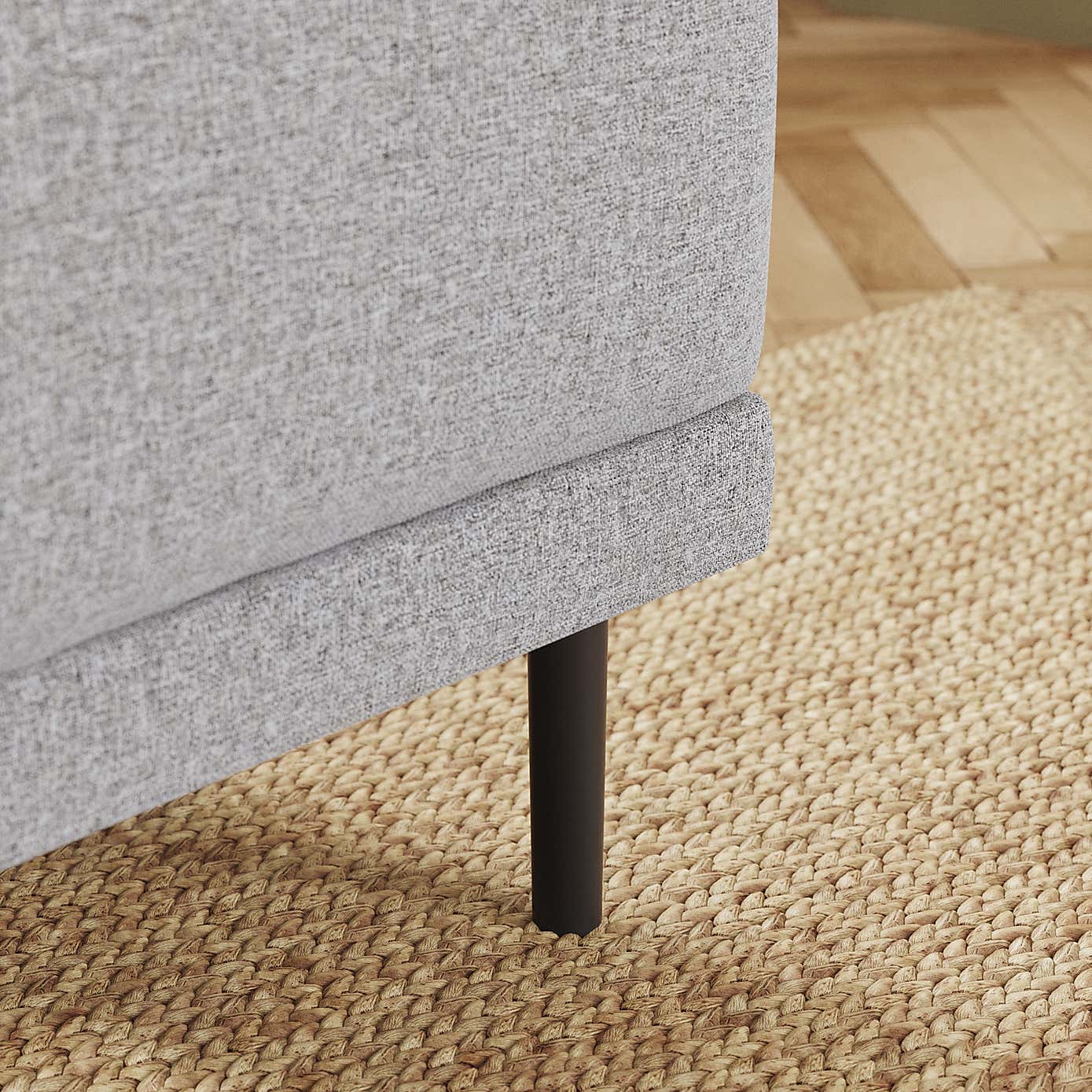 Mae Small Dining Bench, Textured Weave