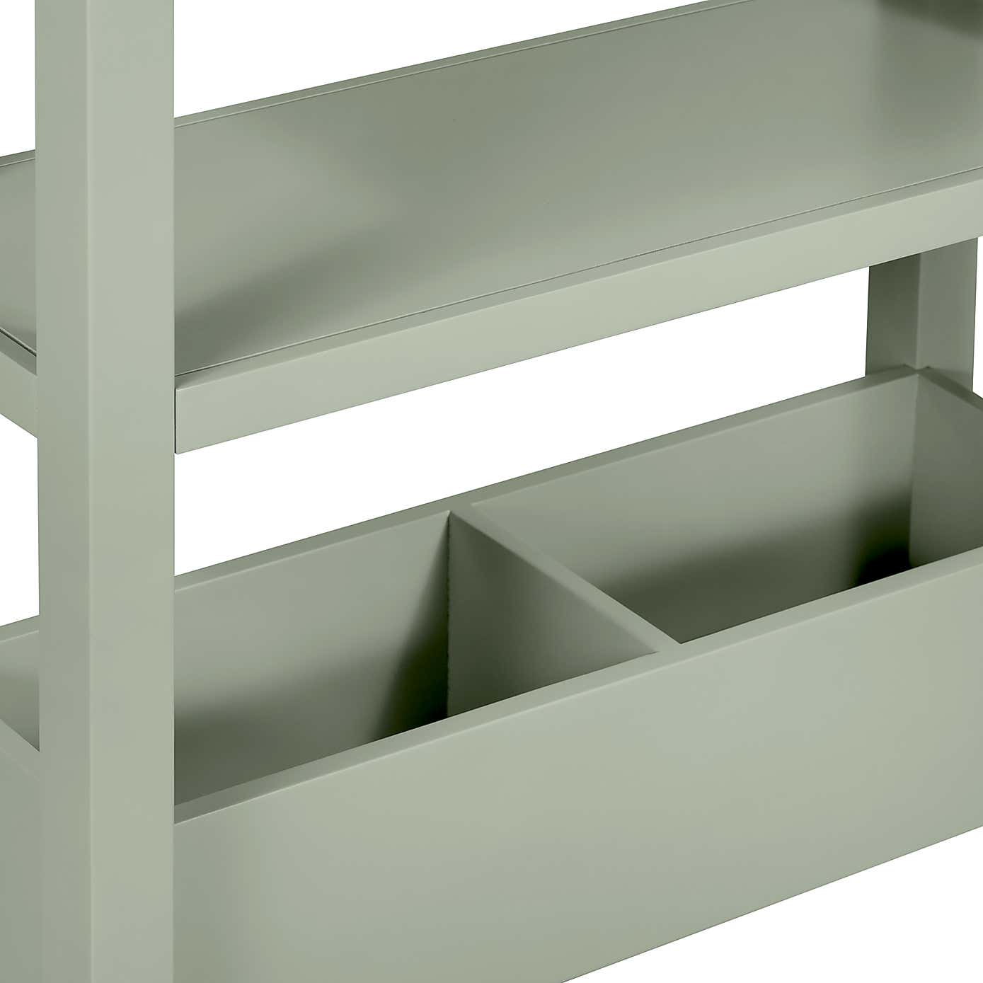 Bromley Sofa Side Table Grey