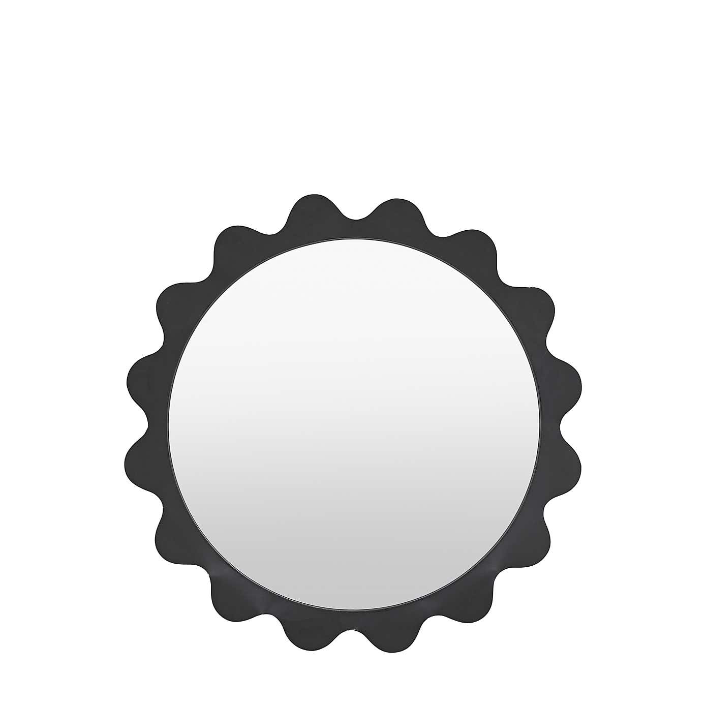 Circe Flower Round Wall Mirror