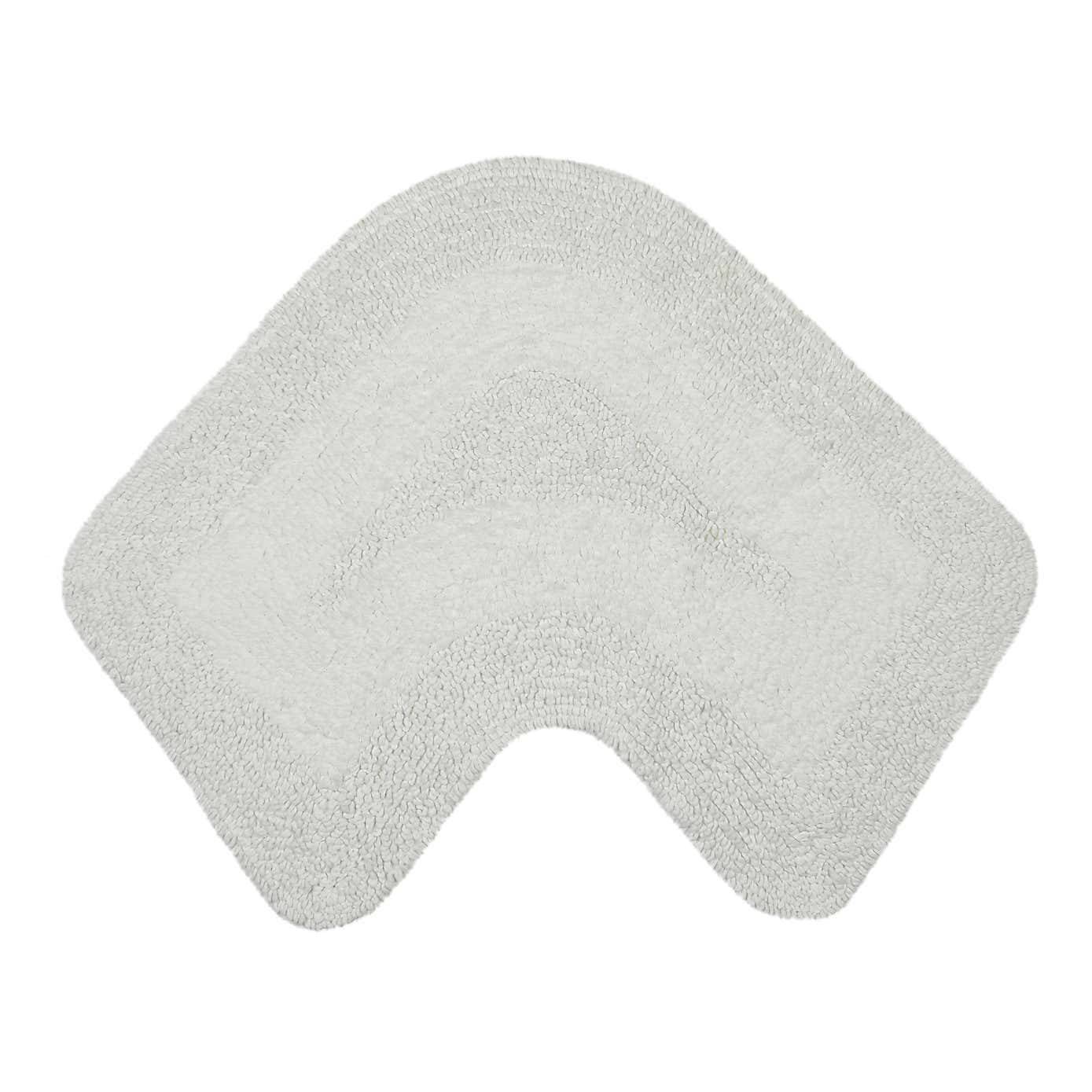 Super Soft Reversible L-Shaped Bath Mat