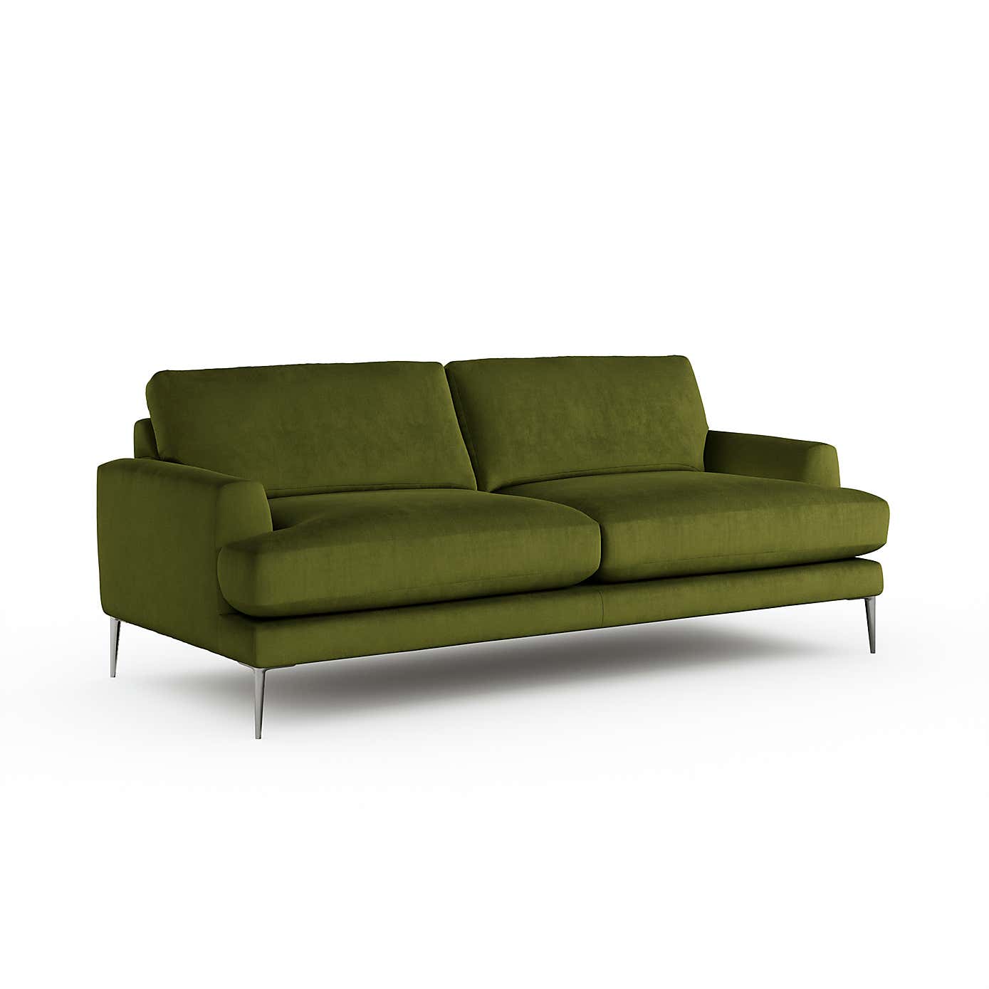 Lawson Matte Plush Velvet 4 Seater Sofa