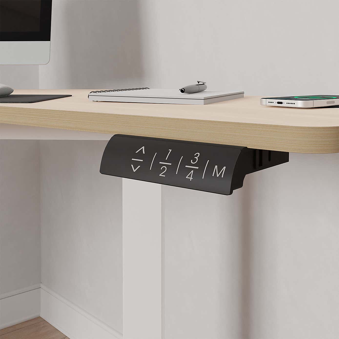 Gino Corner Height Adjustable Desk