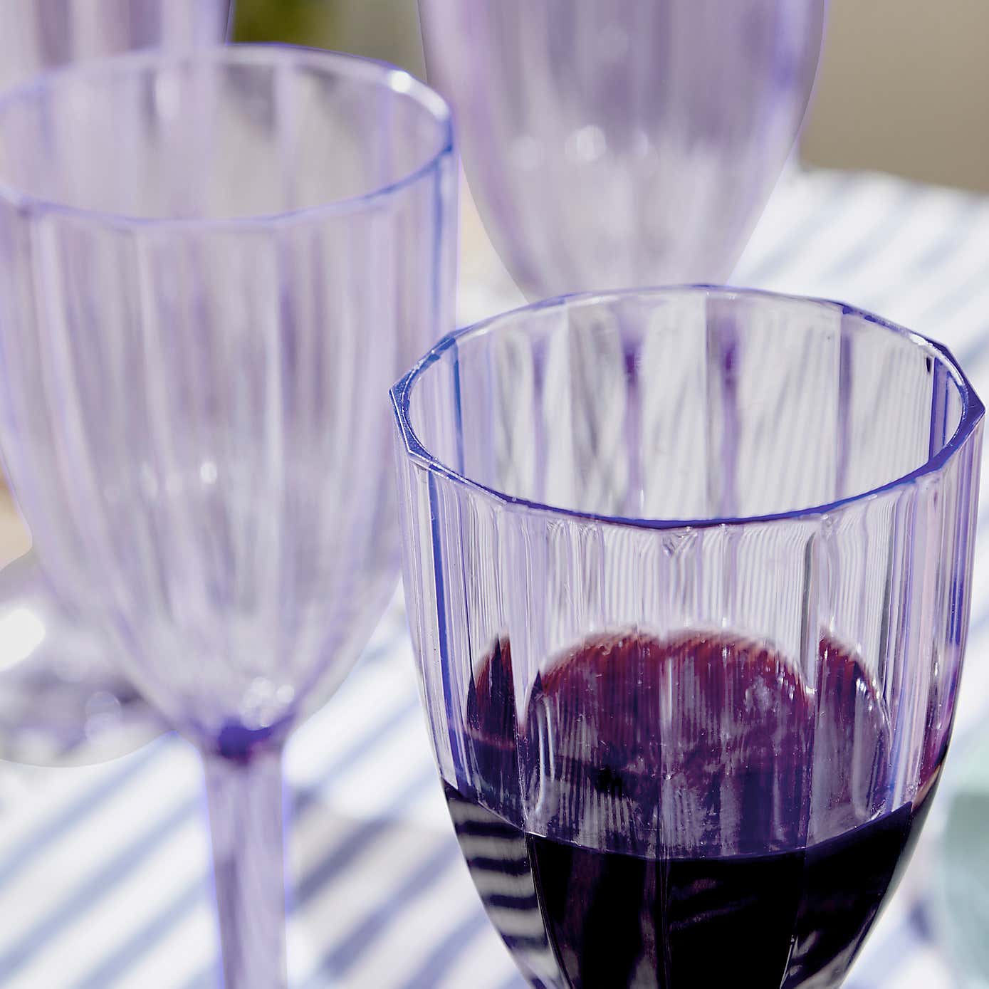 Lilac Acrylic Wine Glass