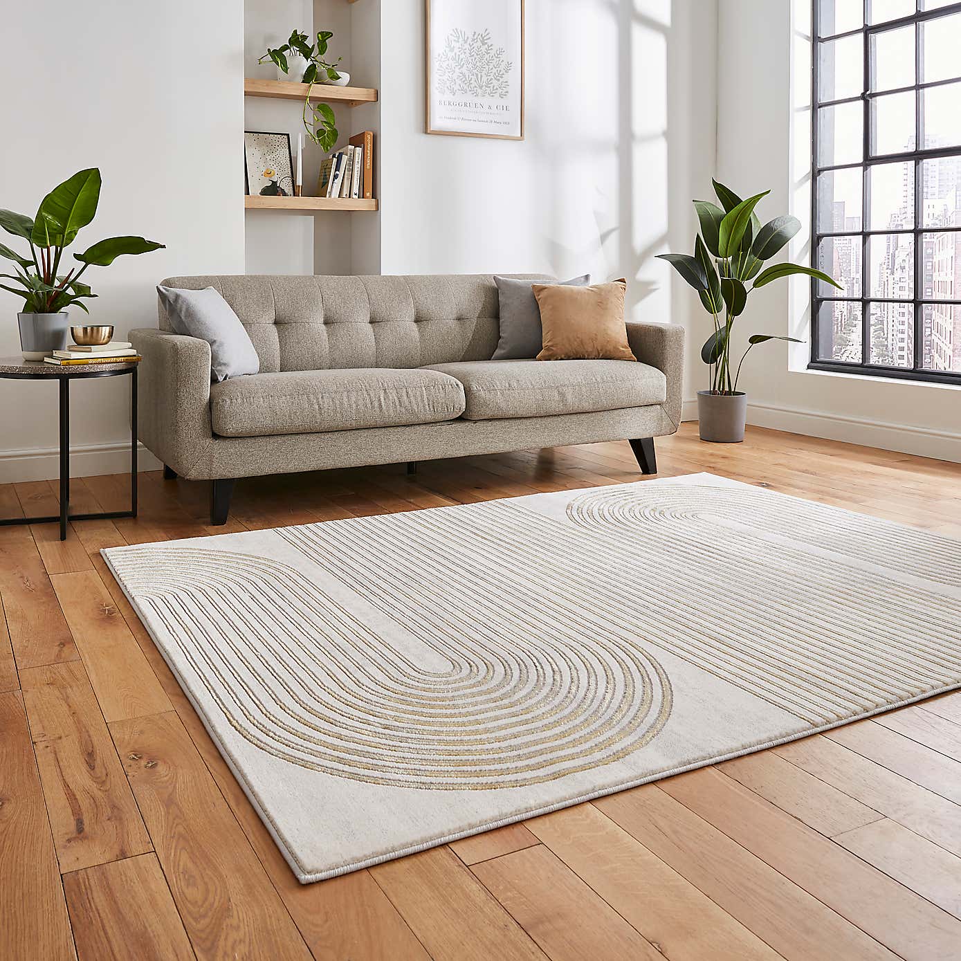 Apollo Swirl Washable Rug