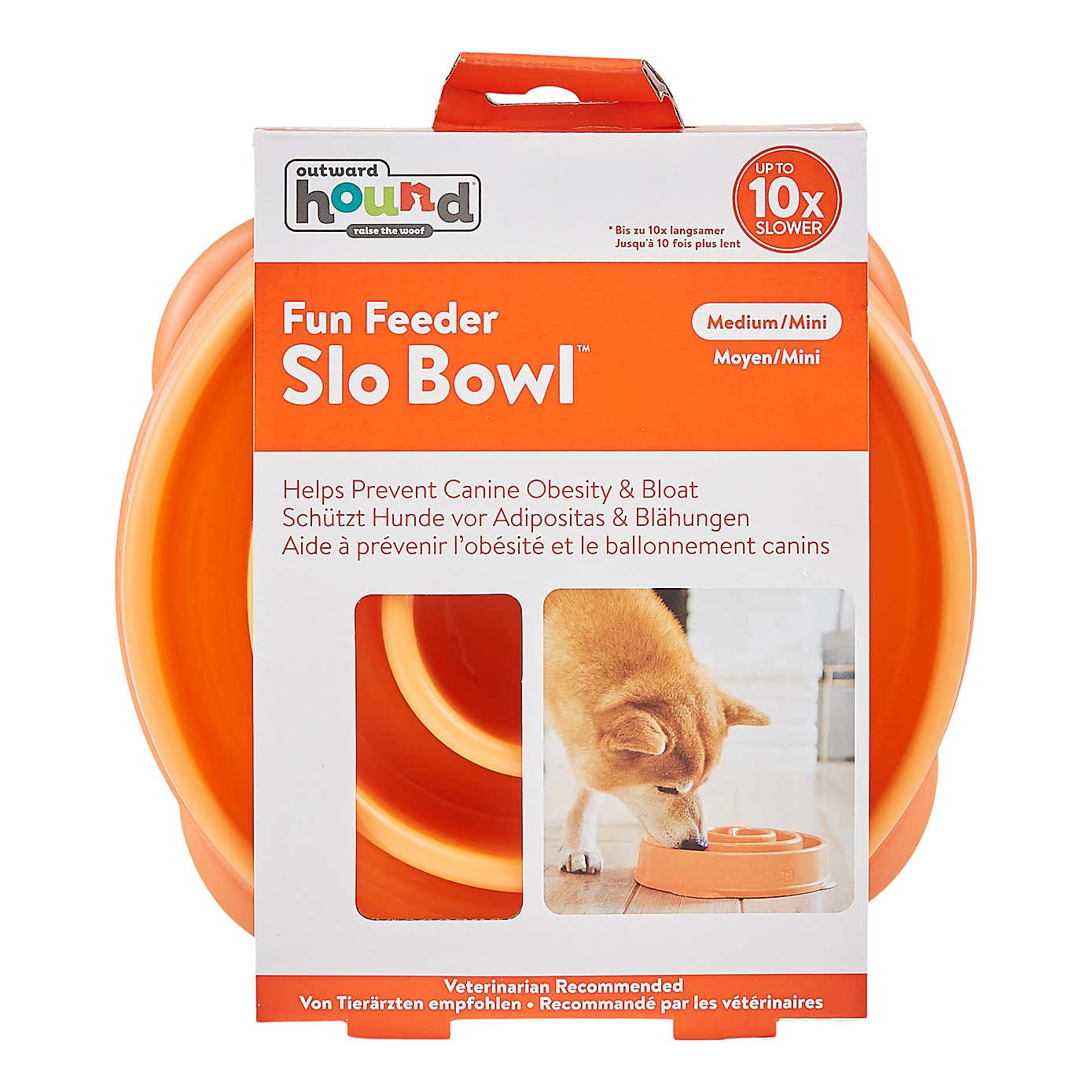 Rosewood Fun Feeder Swirl Pet Bowl