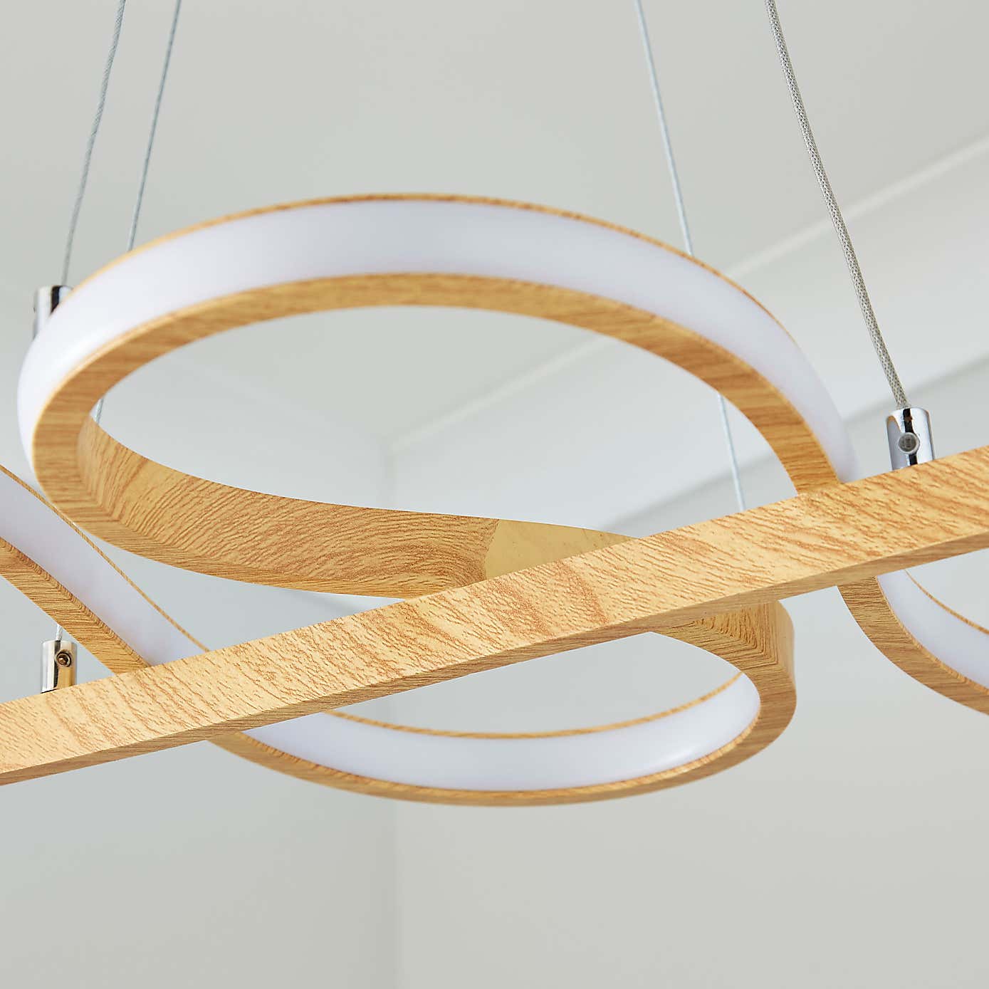 Jaxson LED Wood Effect Ceiling Light