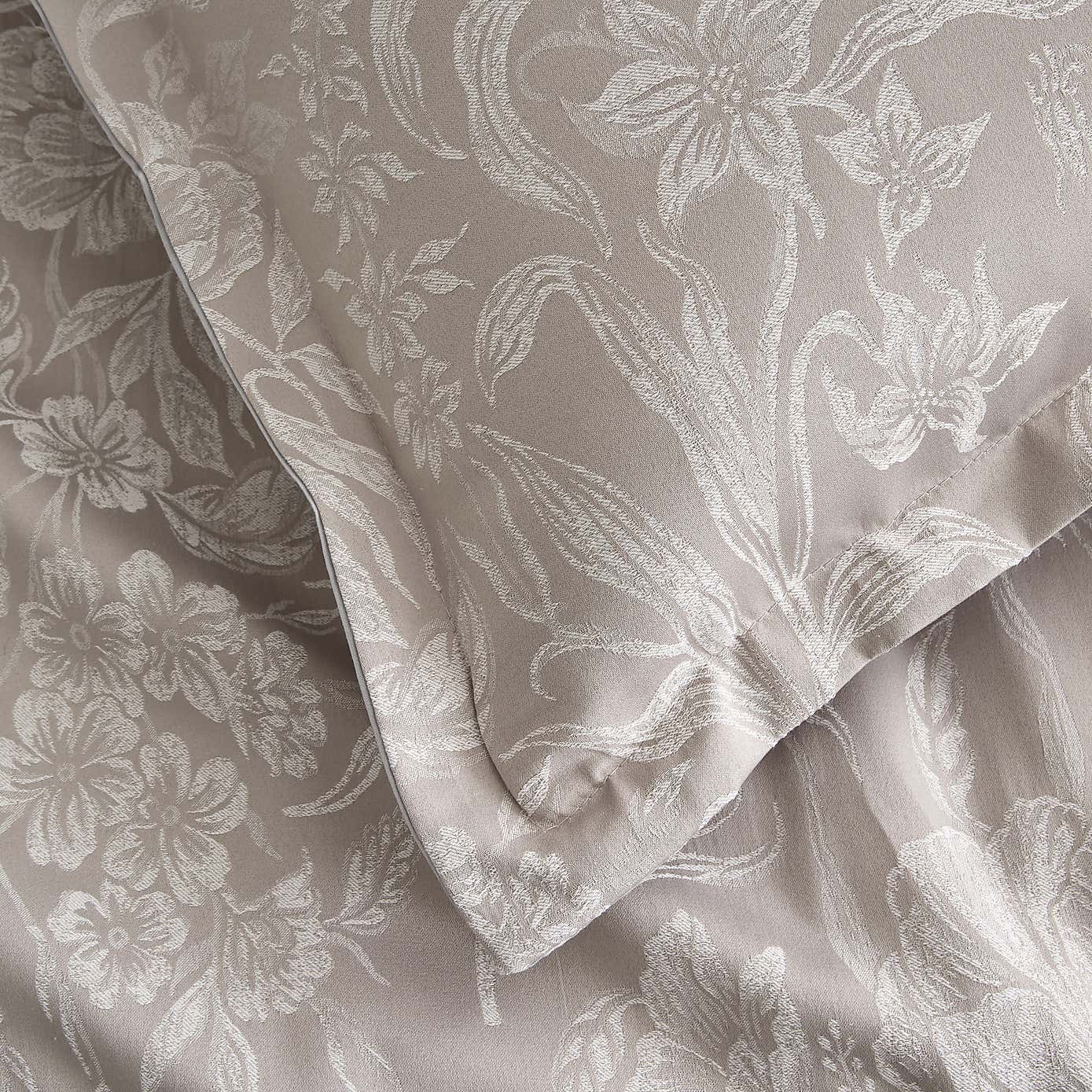 Remi Jaquard Grey Oxford Pillowcase