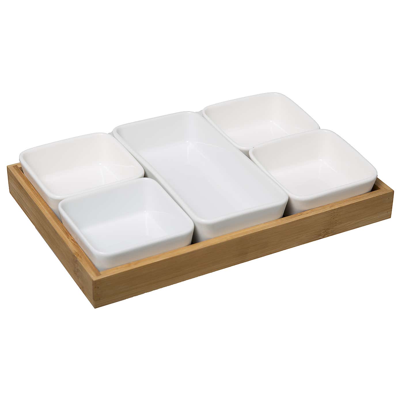 6 Piece Bamboo Tapas/Appetiser Set