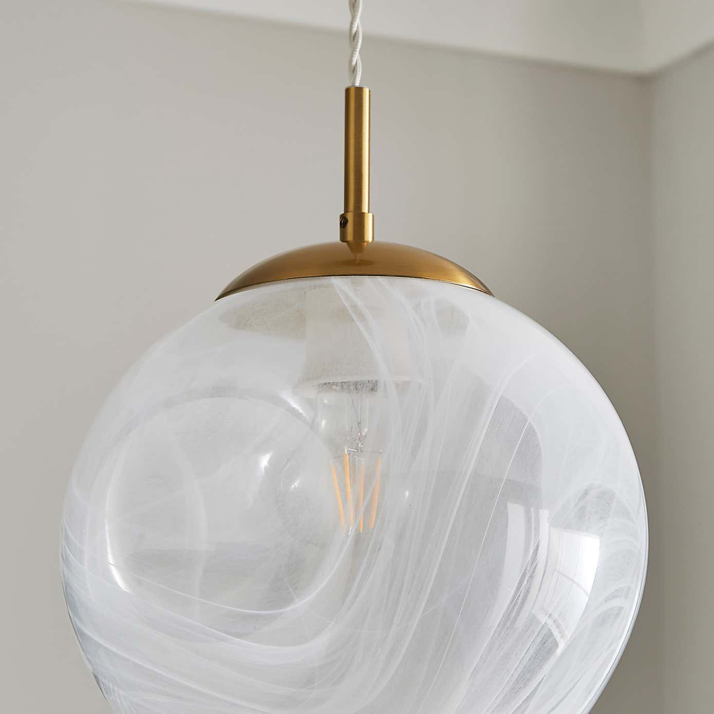 Marble Art Deco Ceiling Light