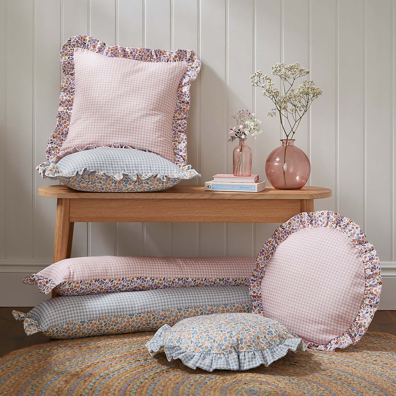 Elsie Gingham Draught Excluder