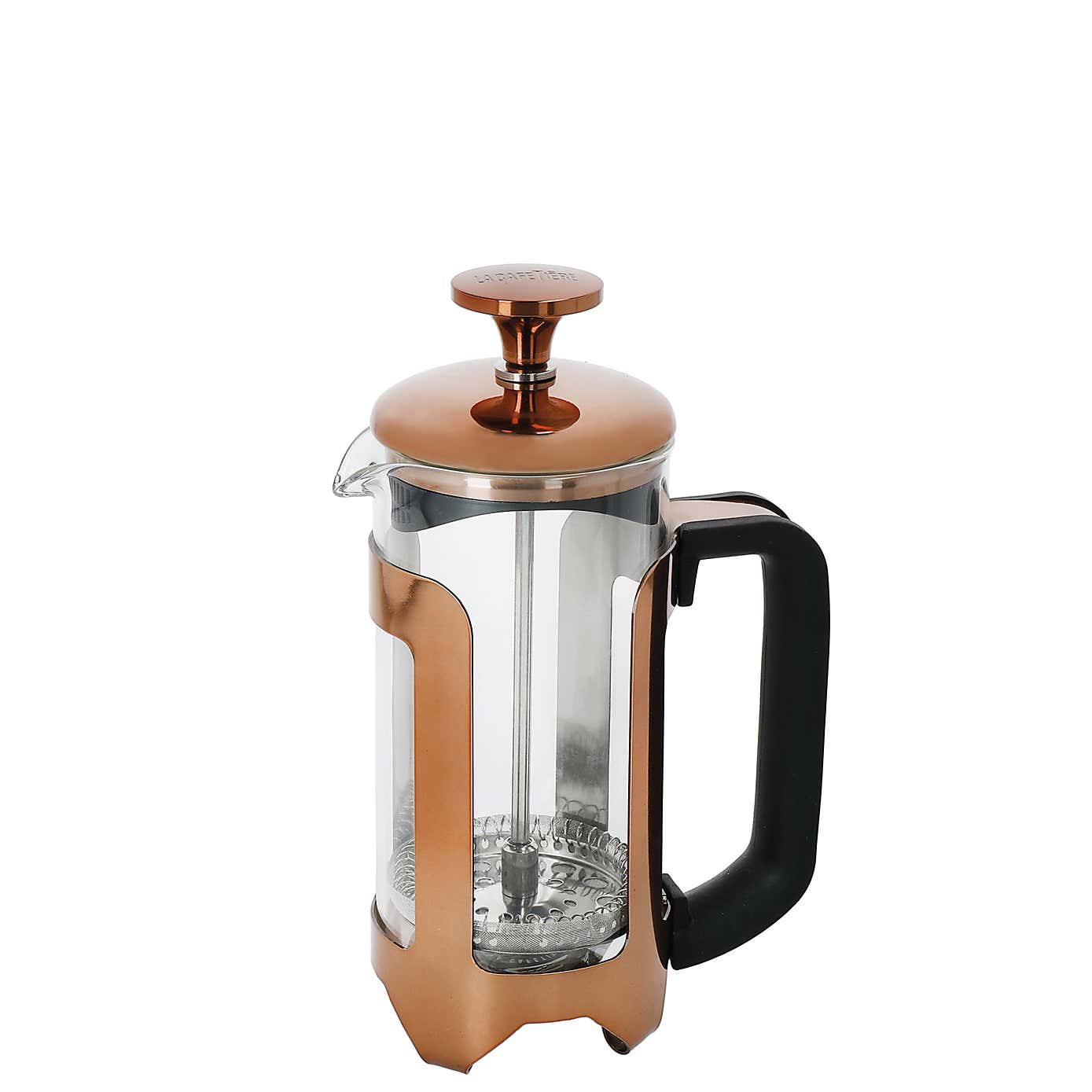 La Cafetiere Roma 3 Cup Gold Glass & Steel Coffee Press