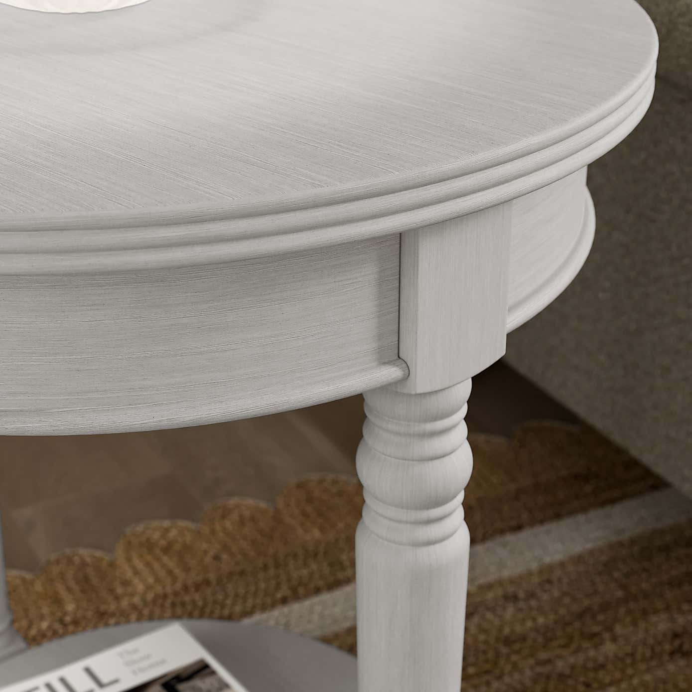 Ariella Side Table, Stone