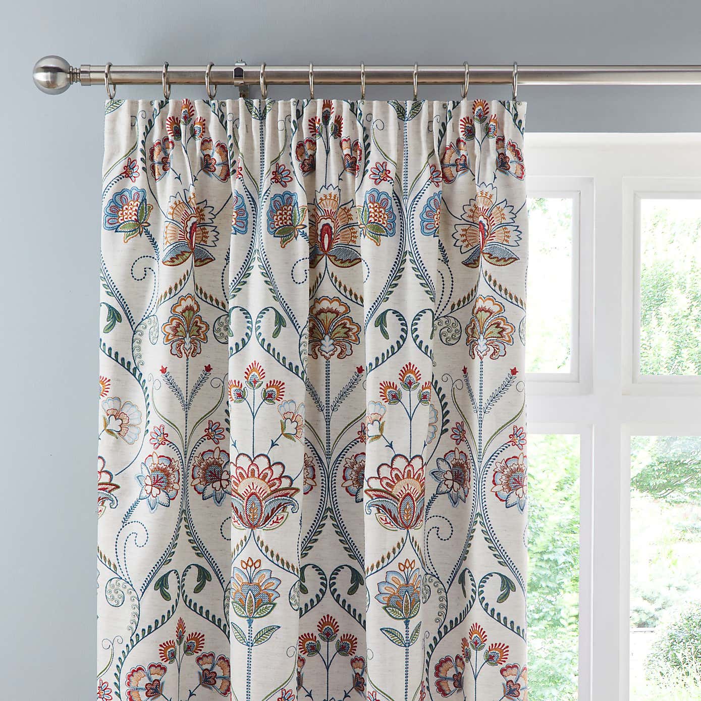 Evelyn Pencil Pleat Curtains
