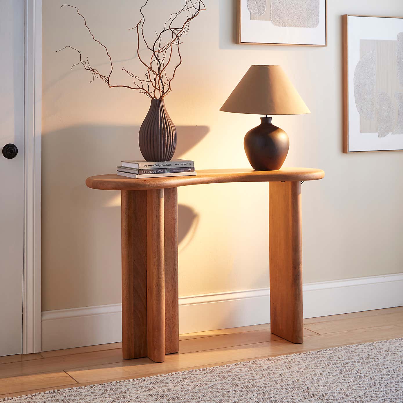 Ludo Kidney Shaped Console Table