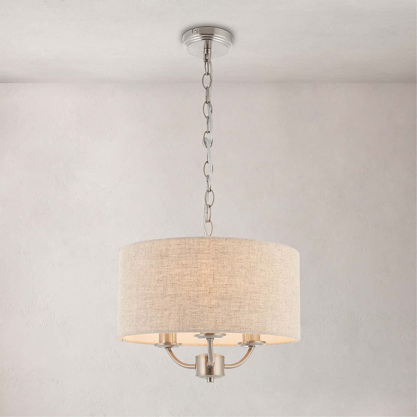 Preston 3 Light Pendant Ceiling Fitting