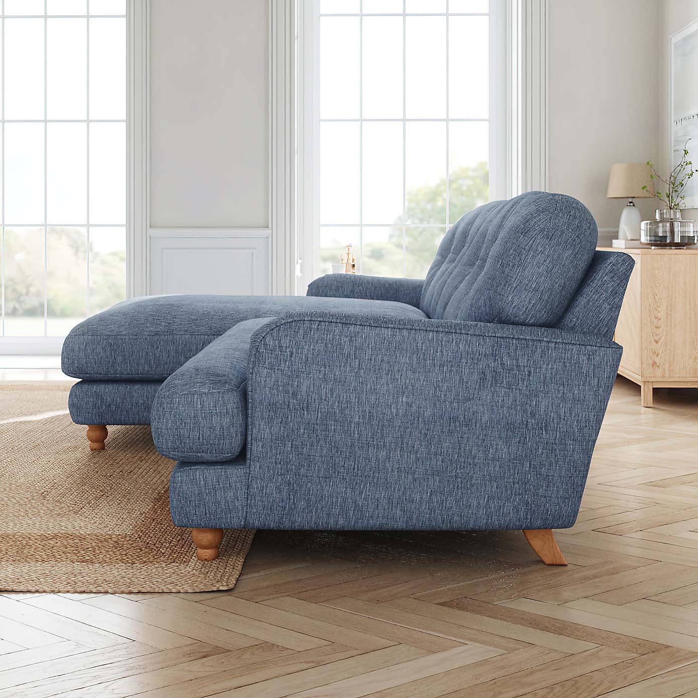 Slub Faux Linen Fabric Sample