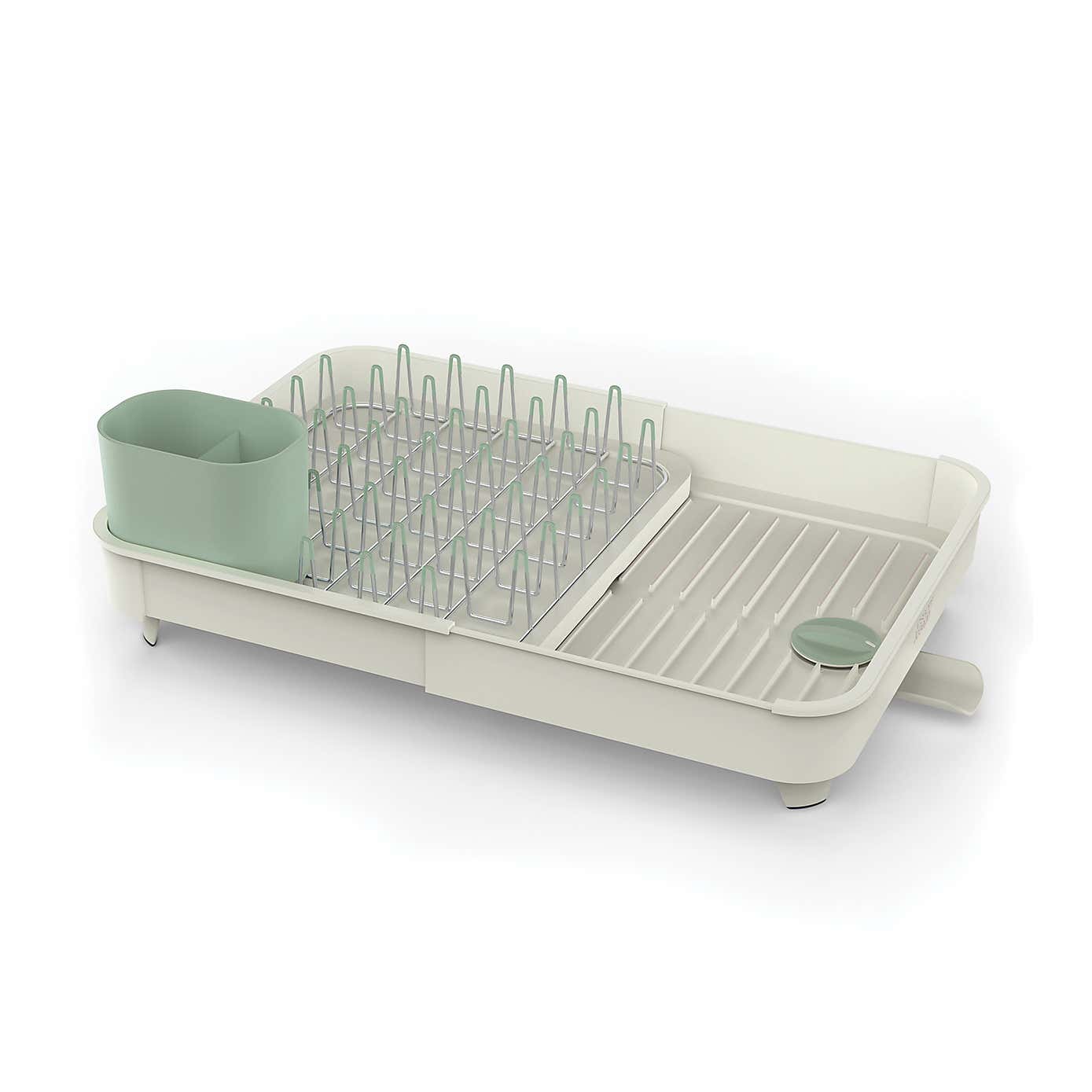 Light Stone Extendable Dish Rack