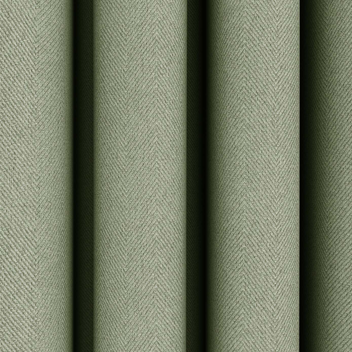 Rotterdam Herringbone Blackout Eyelet Curtains