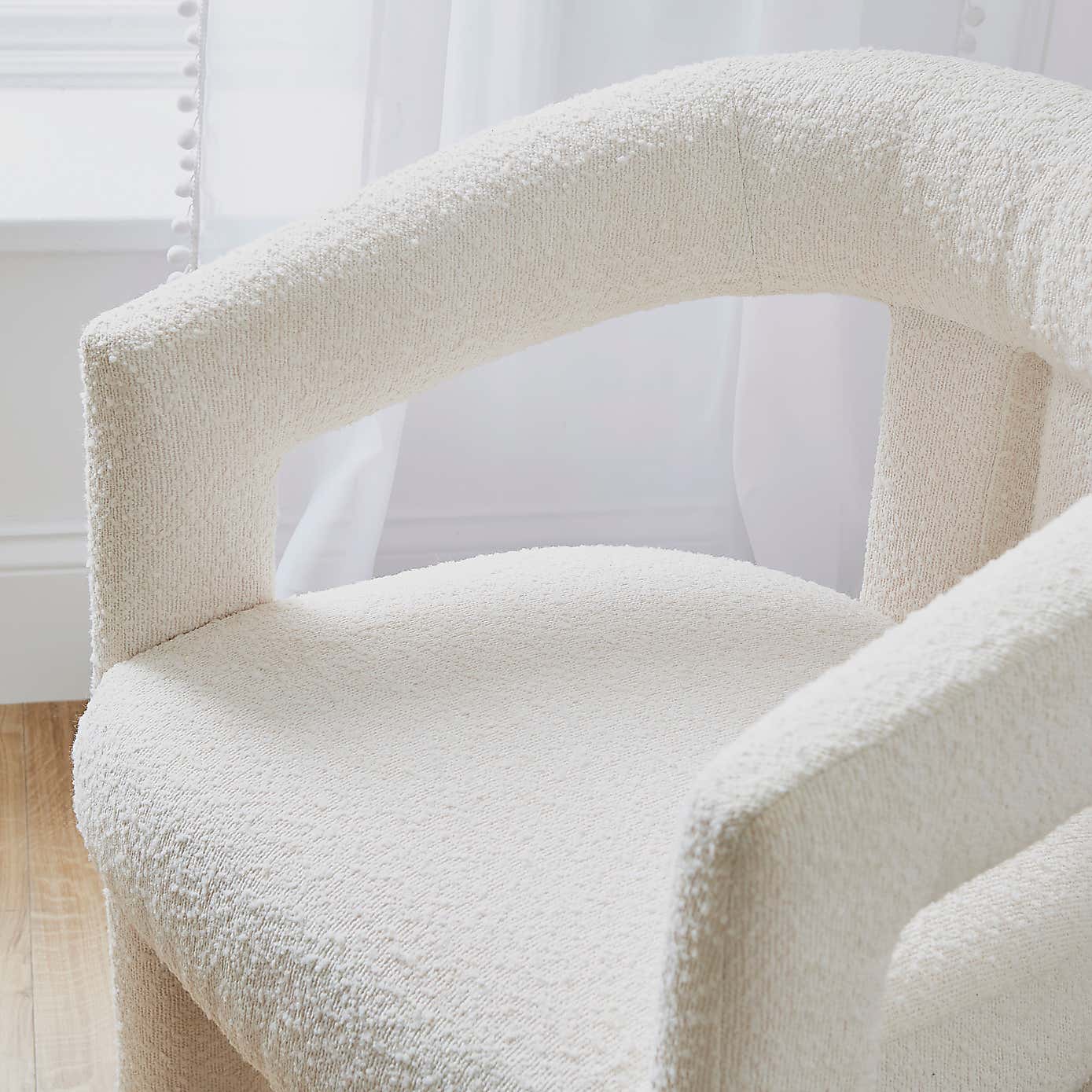 Lucilla Dining Chair, Boucle