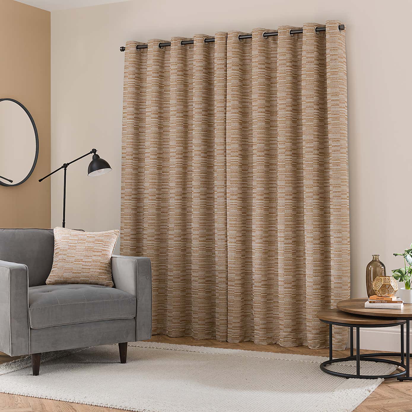 Roscoe Woven Eyelet Curtain