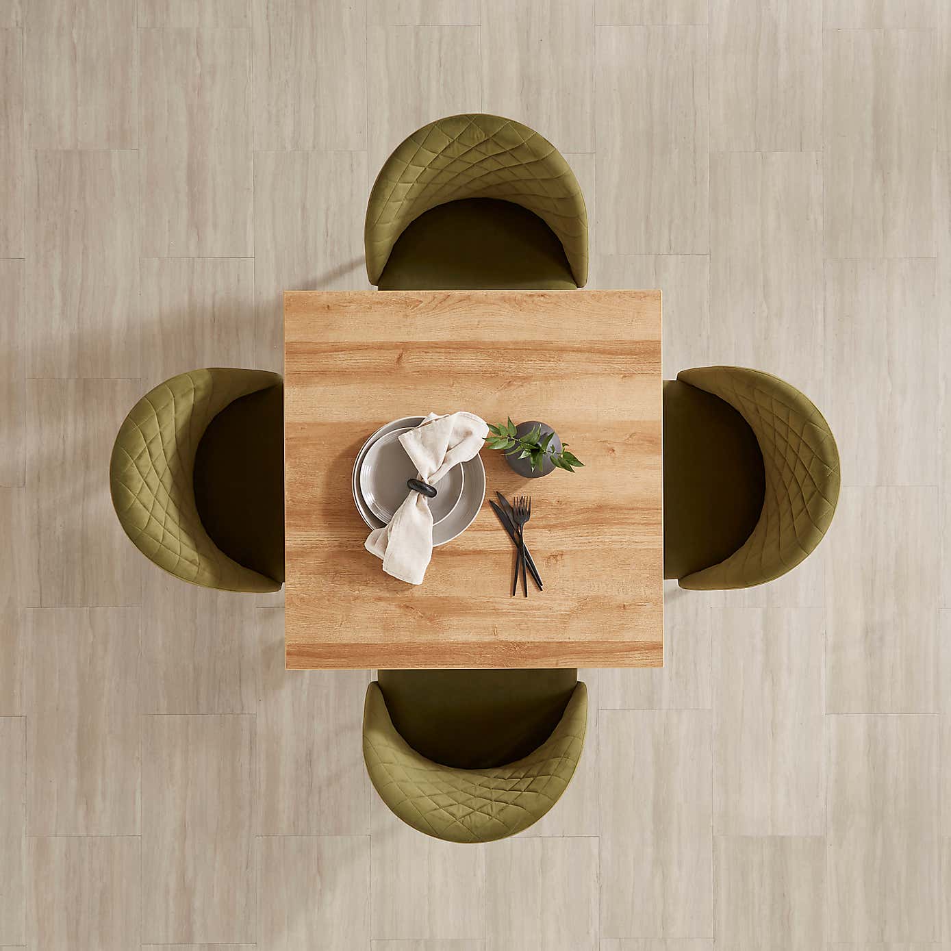 Fulton Oak Effect Flip Top Dining Table