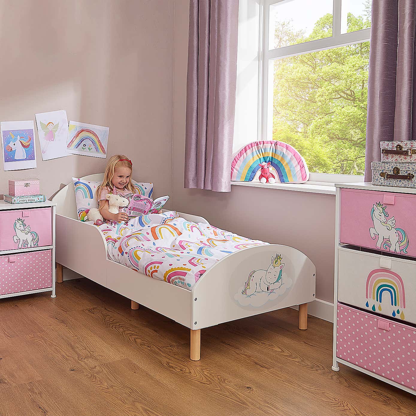 Liberty House Unicorn Kids Toddler Bed
